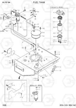 1020 FUEL TANK HL757-9A, Hyundai