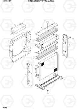 1045 RADIATOR TOTAL ASSY HL757-9A, Hyundai