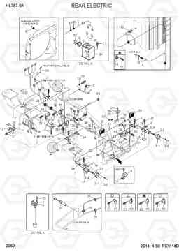 2050 REAR ELECTRIC HL757-9A, Hyundai