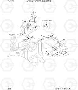 2070 ANGLE SENSING ELECTRIC HL757-9A, Hyundai