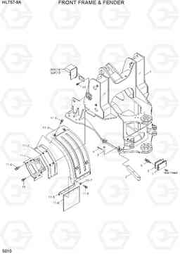 5010 FRONT FRAME & FENDER HL757-9A, Hyundai