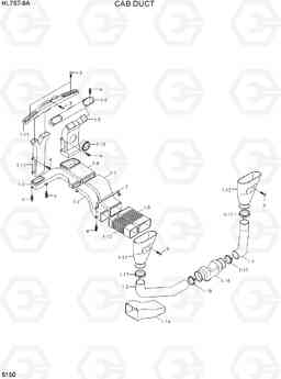 5150 CAB DUCT HL757-9A, Hyundai