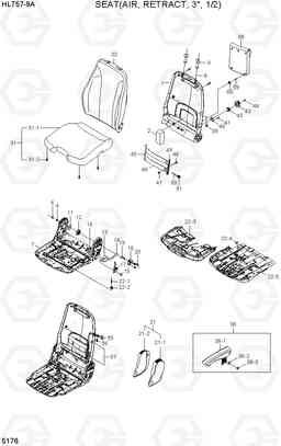 5176 SEAT(AIR, RETRACT 3