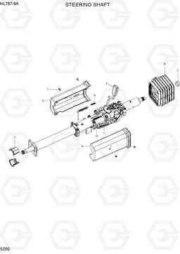 5200 STEERING SHAFT HL757-9A, Hyundai