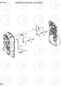 6420 GEARBOX HOUSING 2(5-SPEED) HL757-9A, Hyundai