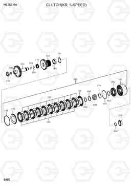 6480 CLUTCH(KR, 5-SPEED) HL757-9A, Hyundai