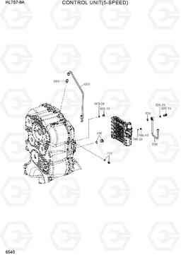 6540 CONTROL UNIT(5-SPEED) HL757-9A, Hyundai