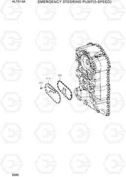 6560 EMERGENCY STEERING PUMP(5-SPEED) HL757-9A, Hyundai