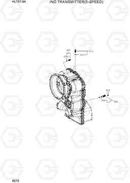 6570 IND TRANSMITTER(5-SPEED) HL757-9A, Hyundai