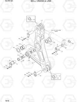 7010 BELL CRANK & LINK HL757-9A, Hyundai