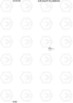 9100 AIR INLET PLUMBING HL757-9A, Hyundai