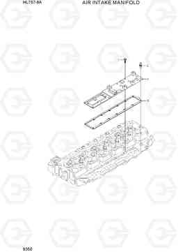 9350 AIR INTAKE MANIFOLD HL757-9A, Hyundai