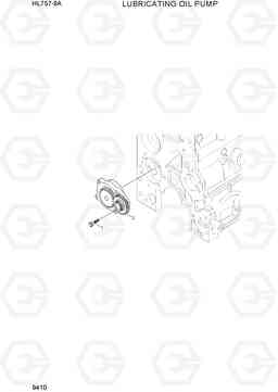 9410 LUBRICATING OIL PUMP HL757-9A, Hyundai