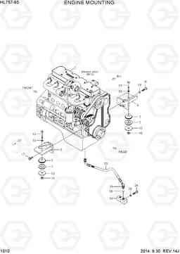 1010 ENGINE MOUNTING HL757-9S, Hyundai