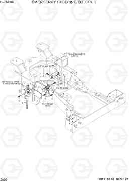 2090 EMERGENCY STEERING ELECTRIC HL757-9S, Hyundai