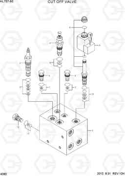 4080 CUT OFF VALVE HL757-9S, Hyundai