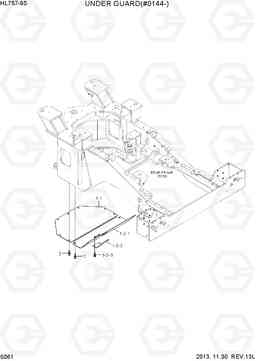 5061 UNDER GUARD(#0144-) HL757-9S, Hyundai