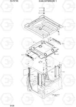5120 CAB INTERIOR 1 HL757-9S, Hyundai