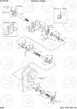 6030 DRIVE LINES HL757-9S, Hyundai