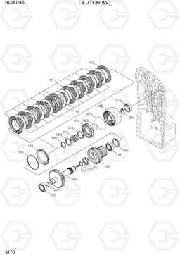 6170 CLUTCH(KV) HL757-9S, Hyundai