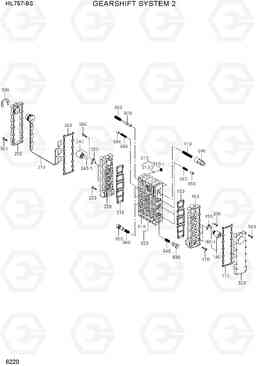 6220 GEARSHIFT SYSTEM 2 HL757-9S, Hyundai