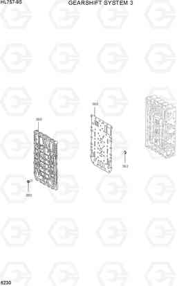 6230 GEARSHIFT SYSTEM 3 HL757-9S, Hyundai