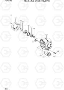 6450 REAR AXLE DRIVE HOUSING HL757-9S, Hyundai