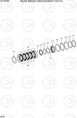 6770 REAR BRAKE GROUP(HEAVY DUTY) HL757-9S, Hyundai