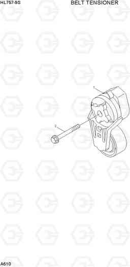 A610 BELT TENSIONER HL757-9S, Hyundai