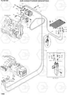 1090 AIR CONDITIONER MOUNTING HL757-9S(BRAZIL), Hyundai