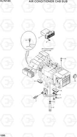 1095 AIR CONDITIONER CAB SUB HL757-9S(BRAZIL), Hyundai