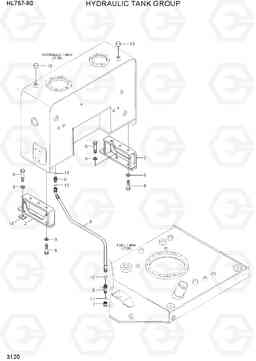 3120 HYDRAULIC TANK GROUP HL757-9S(BRAZIL), Hyundai