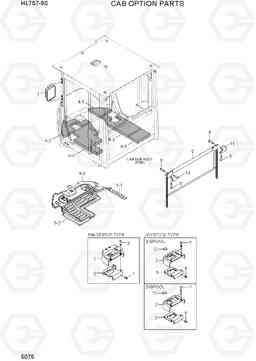 5075 CAB OPTION PARTS HL757-9S(BRAZIL), Hyundai