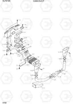 5150 CAB DUCT HL757-9S(BRAZIL), Hyundai