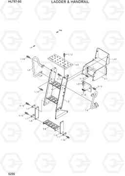 5220 LADDER & HANDRAIL HL757-9S(BRAZIL), Hyundai