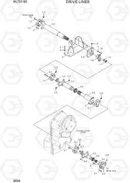 6030 DRIVE LINES HL757-9S(BRAZIL), Hyundai