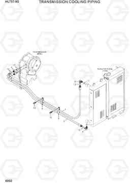 6050 TRANSMISSION COOLING PIPING HL757-9S(BRAZIL), Hyundai