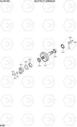 6190 OUTPUT GROUP HL757-9S(BRAZIL), Hyundai