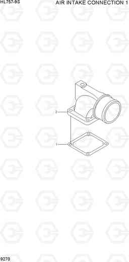 9270 AIR INTAKE CONNECTION 1 HL757-9S(BRAZIL), Hyundai