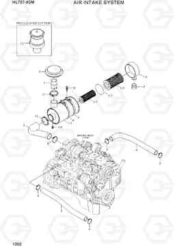 1050 AIR INTAKE SYSTEM HL757-9SM, Hyundai