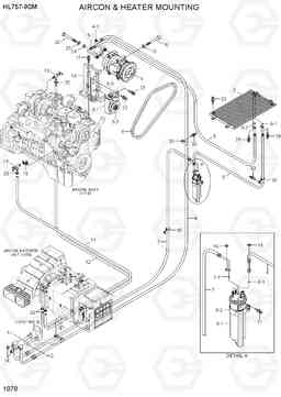 1070 AIRCON & HEATER MOUNTING HL757-9SM, Hyundai