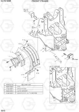 5010 FRONT FRAME HL757-9SM, Hyundai