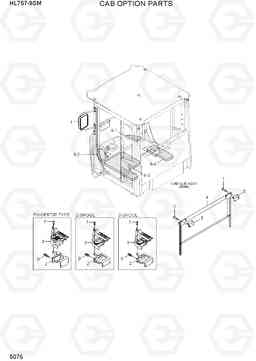 5075 CAB OPTION PARTS HL757-9SM, Hyundai