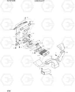 5150 CAB DUCT HL757-9SM, Hyundai