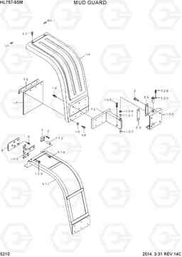 5210 MUD GUARD HL757-9SM, Hyundai