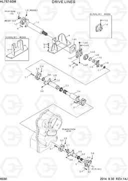 6030 DRIVE LINES HL757-9SM, Hyundai