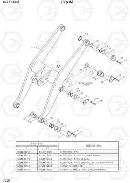 7020 BOOM HL757-9SM, Hyundai