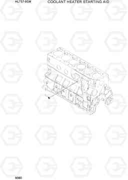 9080 COOLANT HEATER STARTING AID HL757-9SM, Hyundai