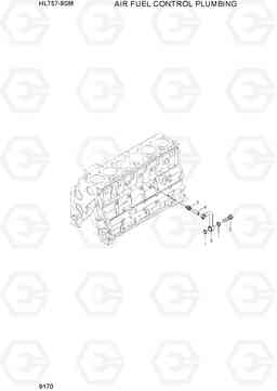 9170 AIR FUEL CONTROL PLUMBING HL757-9SM, Hyundai