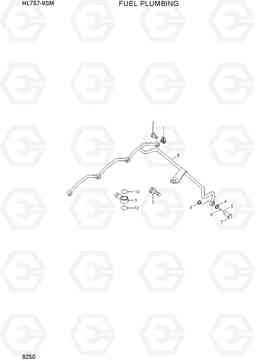 9250 FUEL PLUMBING HL757-9SM, Hyundai